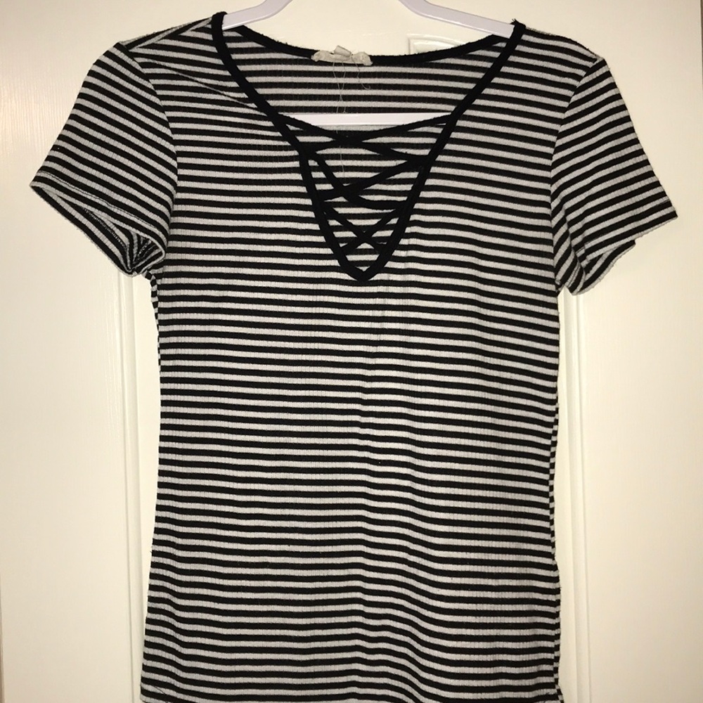 TjMaxx striped short sleeve